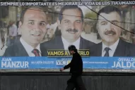 Los afiches muestran más líderes que candidatos