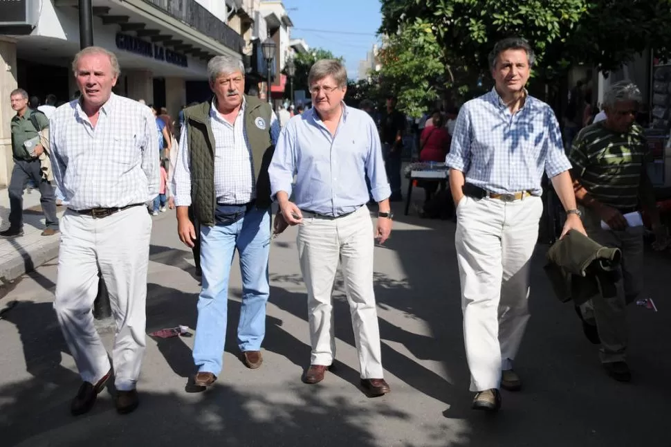 VISITA. El presidente de la Sociedad Rural, Luis Miguel Etchevehere, cuando estuvo en Tucumán en marzo. LA GACETA / FOTO DE DIEGO ARáOZ (ARCHIVO)