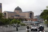 El Papa Francisco llegó a La Aparecida, patrona de Brasil