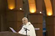 El papa Francisco celebró una multitudinaria misa en el santuario Aparecida