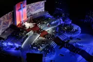 Espectacular recepción al Papa en Copacabana