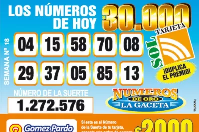 Los Números de Oro de LA GACETA