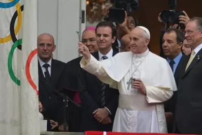 El Papa Francisco recibió la llaves de la ciudad de Río