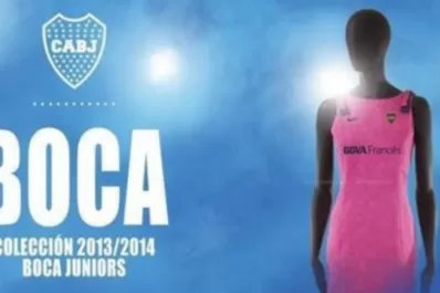 Con afiches se burlan de la camiseta rosa de Boca
