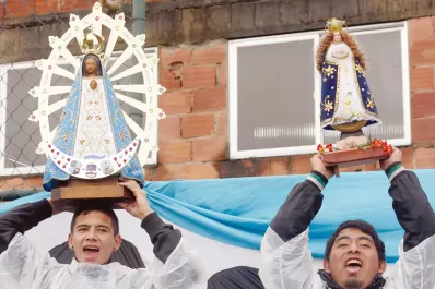 La visita a la favela es un mensaje claro