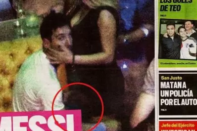 Las fotos de Messi con una stripper serían falsas