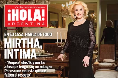 Mirtha Legrand, en  una entrevista íntima