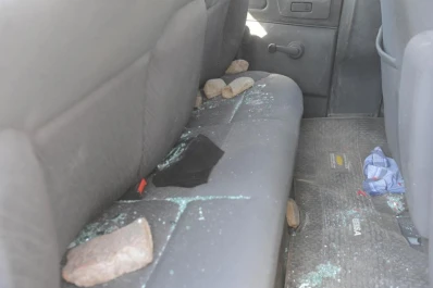 Nos querían prender fuego en la camioneta