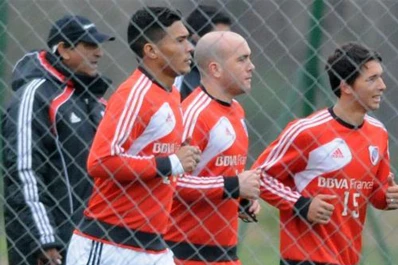 Teo se integró al plantel de River