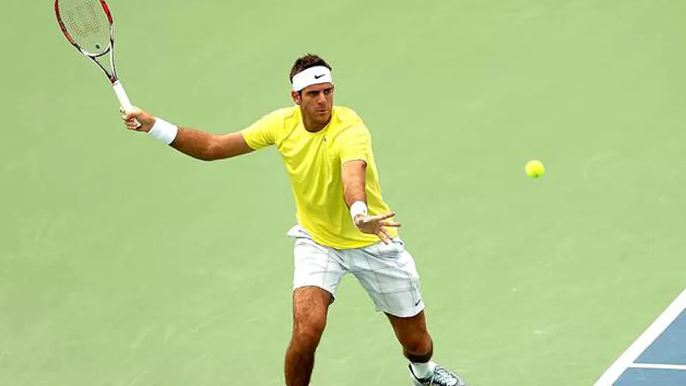 EN RITMO. El objetivo de Delpo es el US Open, que se jugará en tres semanas. FOTO TOMADA DE ATPWORLDTOUR.COM