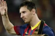 Messi limpió sus propios botines tras el partido