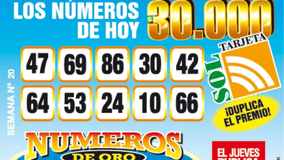 Los Números de Oro de LA GACETA