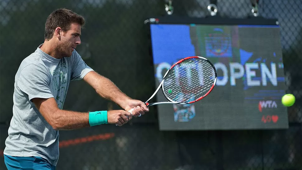 ULTIMO ESFUERZO. Delpo quiere llegar afilado al US Open y desde el lunes jugará en Montreal. FOTO TOMADA DE ATPWORLDTOUR.COM