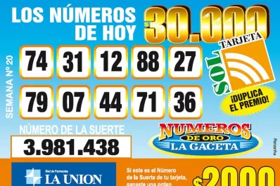 Los Números de Oro de LA GACETA