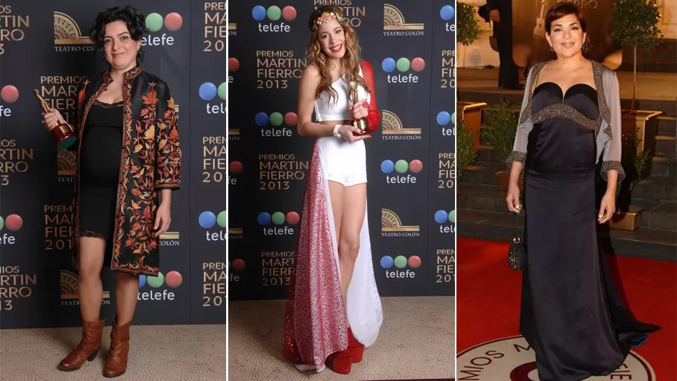 RAROS VESTIDOS NUEVOS. Barrientos, Estoessel y Medina, entre las más criticadas. FOTO TOMADA DE LANACION.COM.AR / TÉLAM