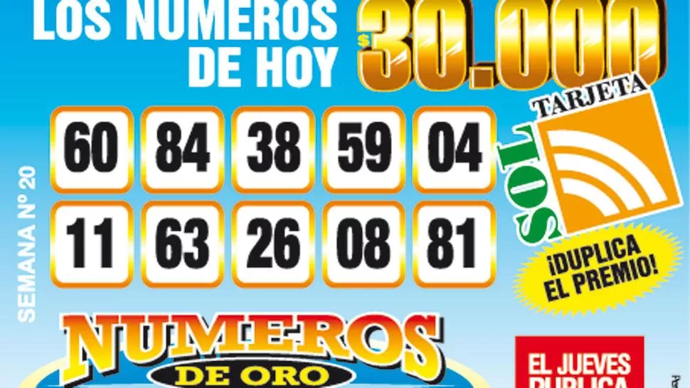 Los Números de Oro de LA GACETA