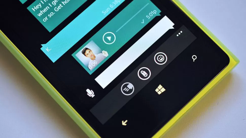 NOVEDAD. WhatsApp ahora permite enviar mensajes de voz. FOTO TOMADA DE WPCENTRAL.COM