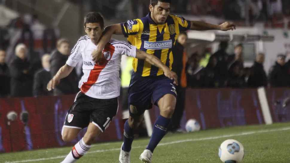 CON LO JUSTO. River le ganó en el Monumental a Rosario Central, por 1 a 0, con un gol anotado a 15 minutos del final. DYN