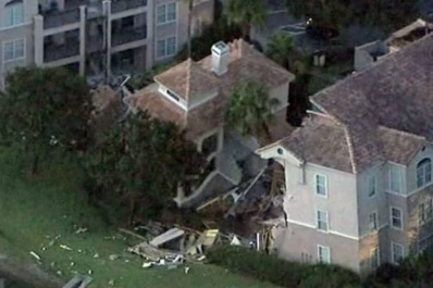 La tierra se tragó un hotel en Disney