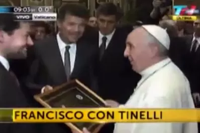 Marcelo Tinelli se reunió con el Papa Francisco