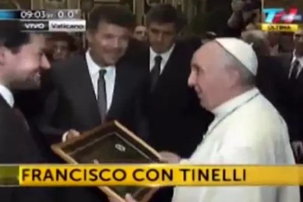 Marcelo Tinelli se reunió con el Papa Francisco