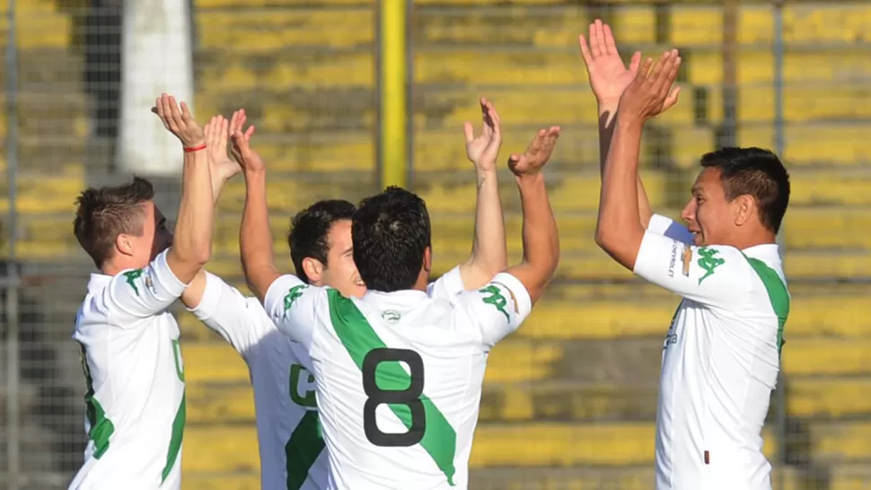 NO PARA DE FESTEJAR. Banfield se encuentra en una buena racha. ARCHIVO TELAM