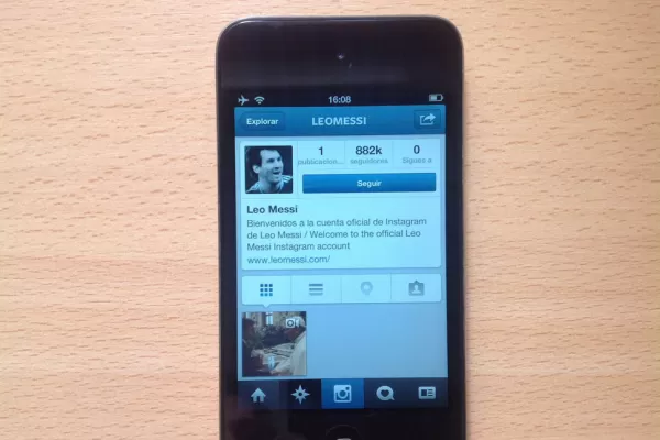 Messi llega a Instagram