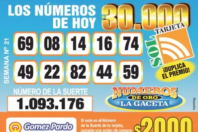 Los Números de Oro de LA GACETA