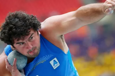 Germán Lauro pasó a la final del lanzamiento de bala