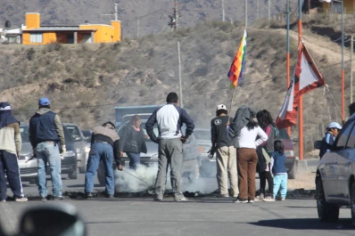 Un piquete impide una medida del juez de Paz de Tafí del Valle