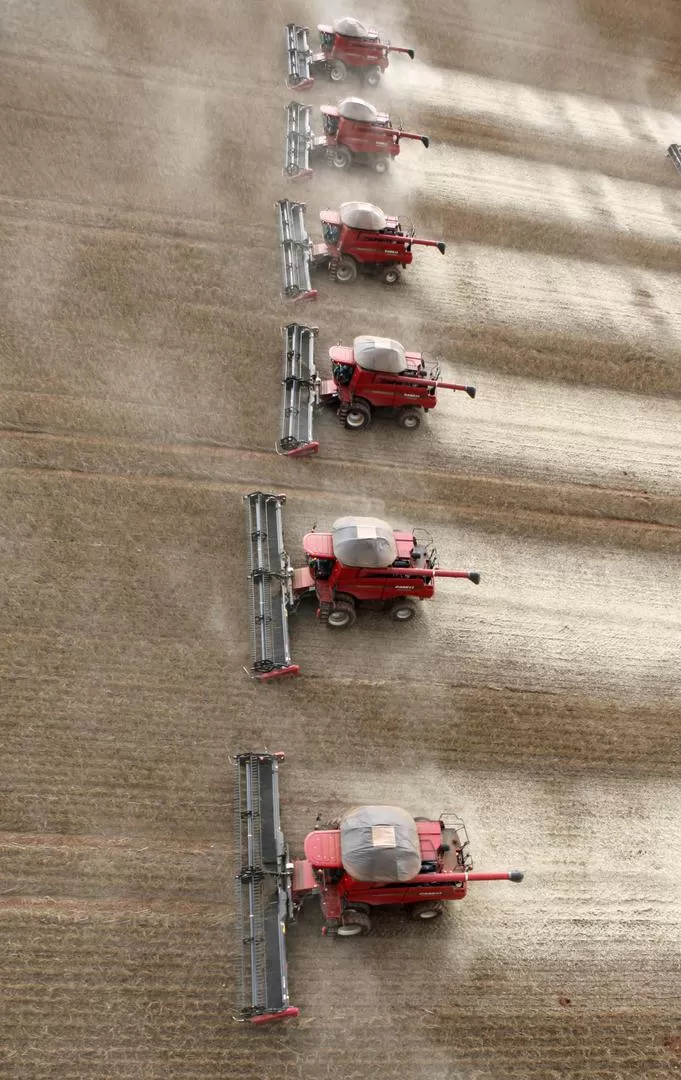 LOCAL. El campo argentino es el más eficiente del mundo, dicen en FIAT. REUTERS