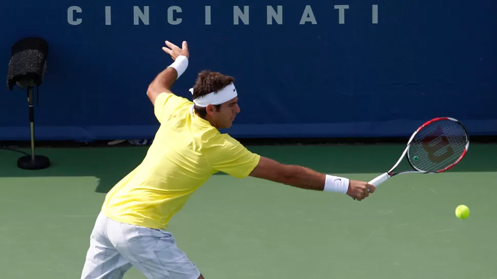 POR MAS. Delpo es el único argentino dentro del top ten del ATP. REUTERS