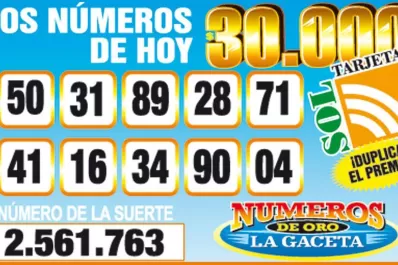 Los Números de Oro de LA GACETA