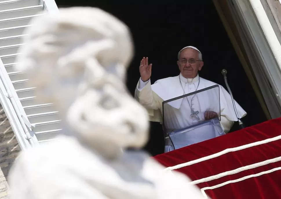 HOMBRE DE PAZ. El Santo Padre explicó el verdadero sentido del Evangelio.  REUTERS 