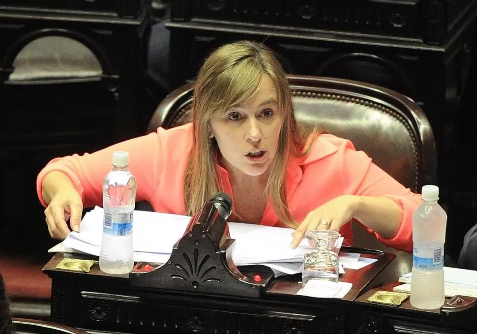 POLÉMICA. La diputada Di Tulio se despachó contra la oposición: no quieren resolver los problemas, sino dar un golpe institucional a la  democracia. TELAM (ARCHIVO)