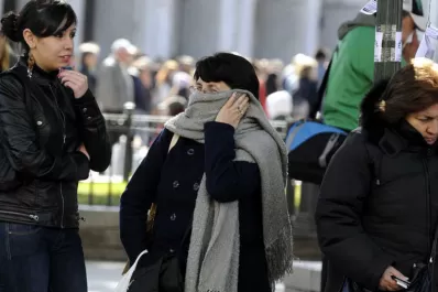 Se viene una brusca baja en la temperatura