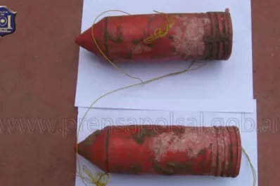 Tartagal: Encontró dos bombas en el fondo de su casa