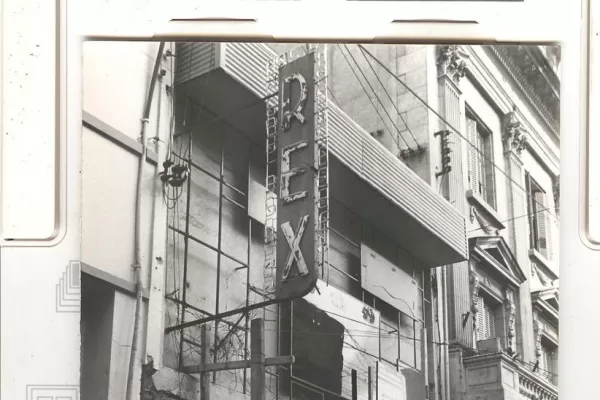 Cine Rex: la sala del centro más angosta y concurrida