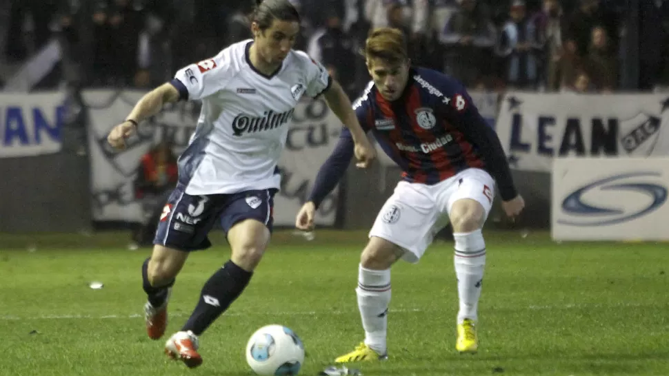 CON VENTAJA. Quilmes le ganó por 3 a 2 a San Lorenzo, que sumó su tercera caída seguida. DYN