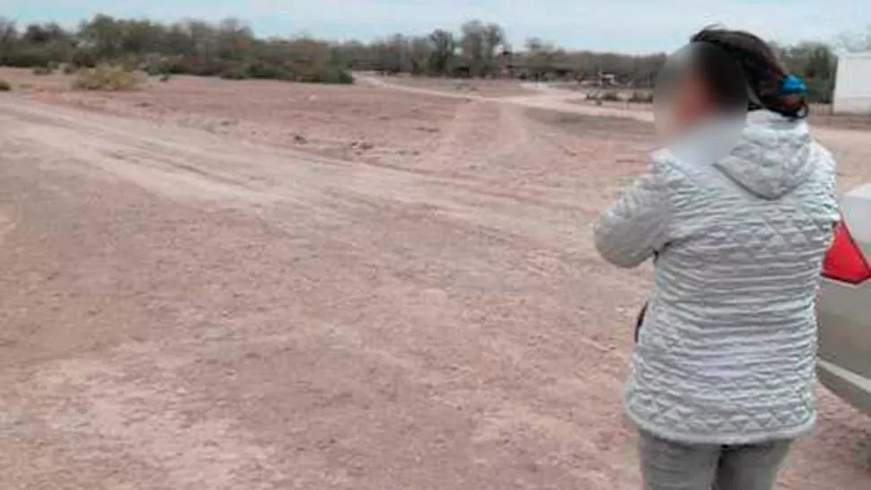 MARIA. La joven contó el infierno que le tocó vivir en Conchayoj, en el límite de los departamentos de Sarmiento y San Martín. FOTO TOMADA DE ELLIBERAL.COM