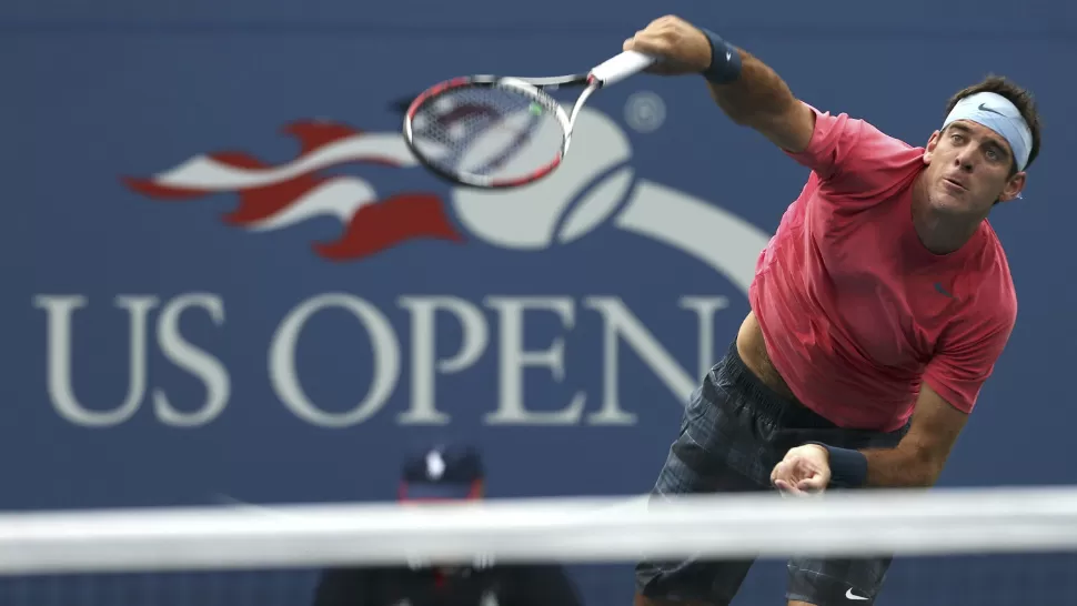 BUEN DEBUT. Juan Martín Del Porto tuvo que luchar mucho pero pasó airoso el primer obstáculo en el US Open. REUTERS