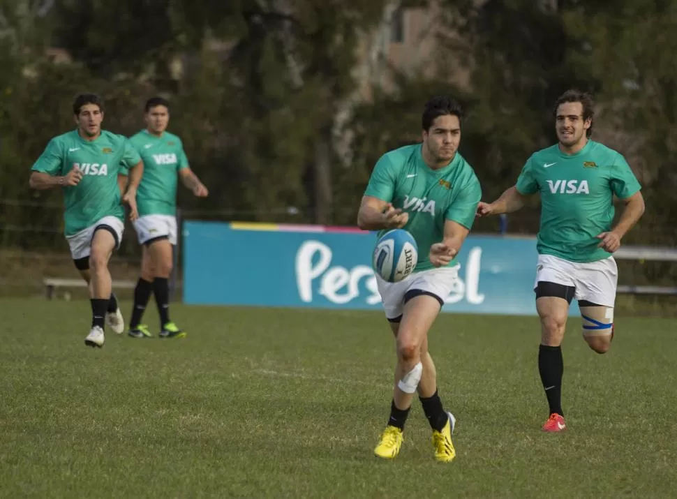 LISTOS PARA VIAJAR. Horacio Agulla y Nicolás Sánchez son fijas en el plantel. 