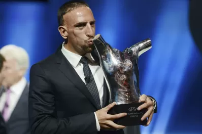Ribery fue elegido el mejor jugador de Europa