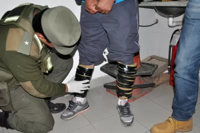 Detuvieron a dos mulas con 4 kilos de cocaína