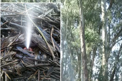 Por una válvula rota se pierden litros y litros de agua en San Javier