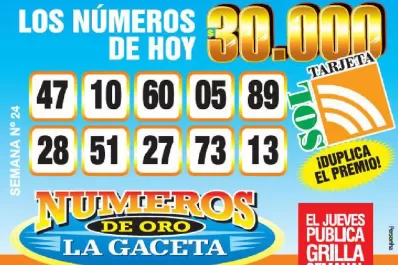 Los Números de Oro de LA GACETA