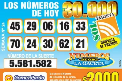 Los Números de Oro de LA GACETA