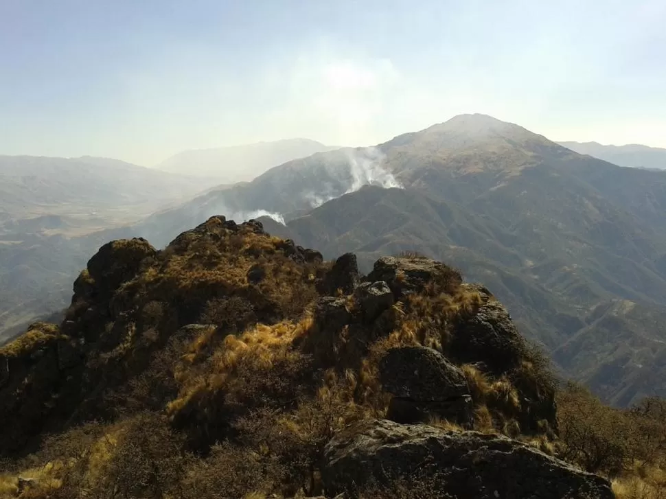 Graves incendios en el Parque Prov. Los Ñuñorcos