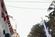 Una multitud de estudiantes marchó hacia el Rectorado