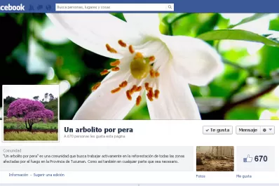 Proponen reforestar el cerro San Javier con un arbolito por pera